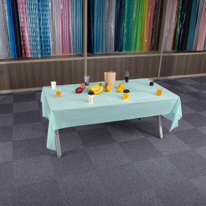 Toalhas de mesa de cor sólida para eventos