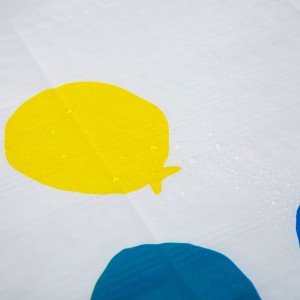 Linda toalha de mesa degradável impressa para festa no atacado