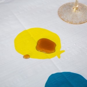 Linda toalha de mesa degradável impressa para festa no atacado