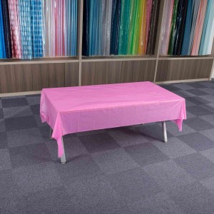Pano de mesa PEVA de tamanho personalizado para cobertura de mesa de decoração de casa