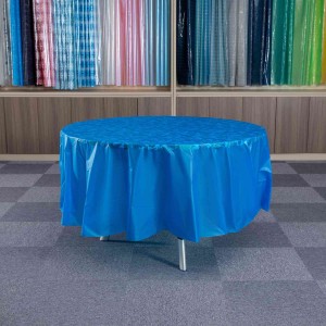 Capa decorativa de pano de mesa personalizada para eventos de festa de casamento