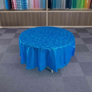 Capa decorativa de pano de mesa personalizada para eventos de festa de casamento