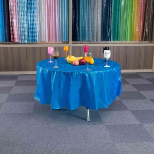 Capa decorativa de pano de mesa personalizada para eventos de festa de casamento
