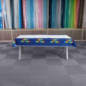 Toalhas de mesa retangulares coloridas para piquenique, ecológicas e à prova de óleo