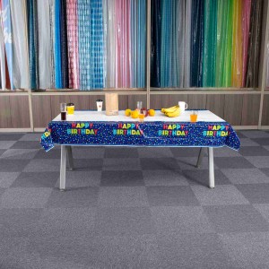 Toalhas de mesa retangulares coloridas para piquenique, ecológicas e à prova de óleo