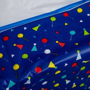 Toalhas de mesa retangulares coloridas para piquenique, ecológicas e à prova de óleo