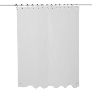 Cortina antimicrobiana de banho PEVA de 72×70” da moda