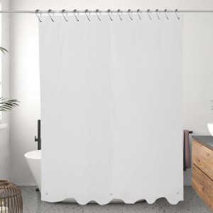 Cortina antimicrobiana de banho PEVA de 72×70” da moda