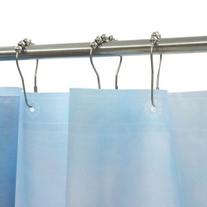 Cortinas de chuveiro sólidas PEVA com logotipo personalizado de cores coloridas de alta qualidade