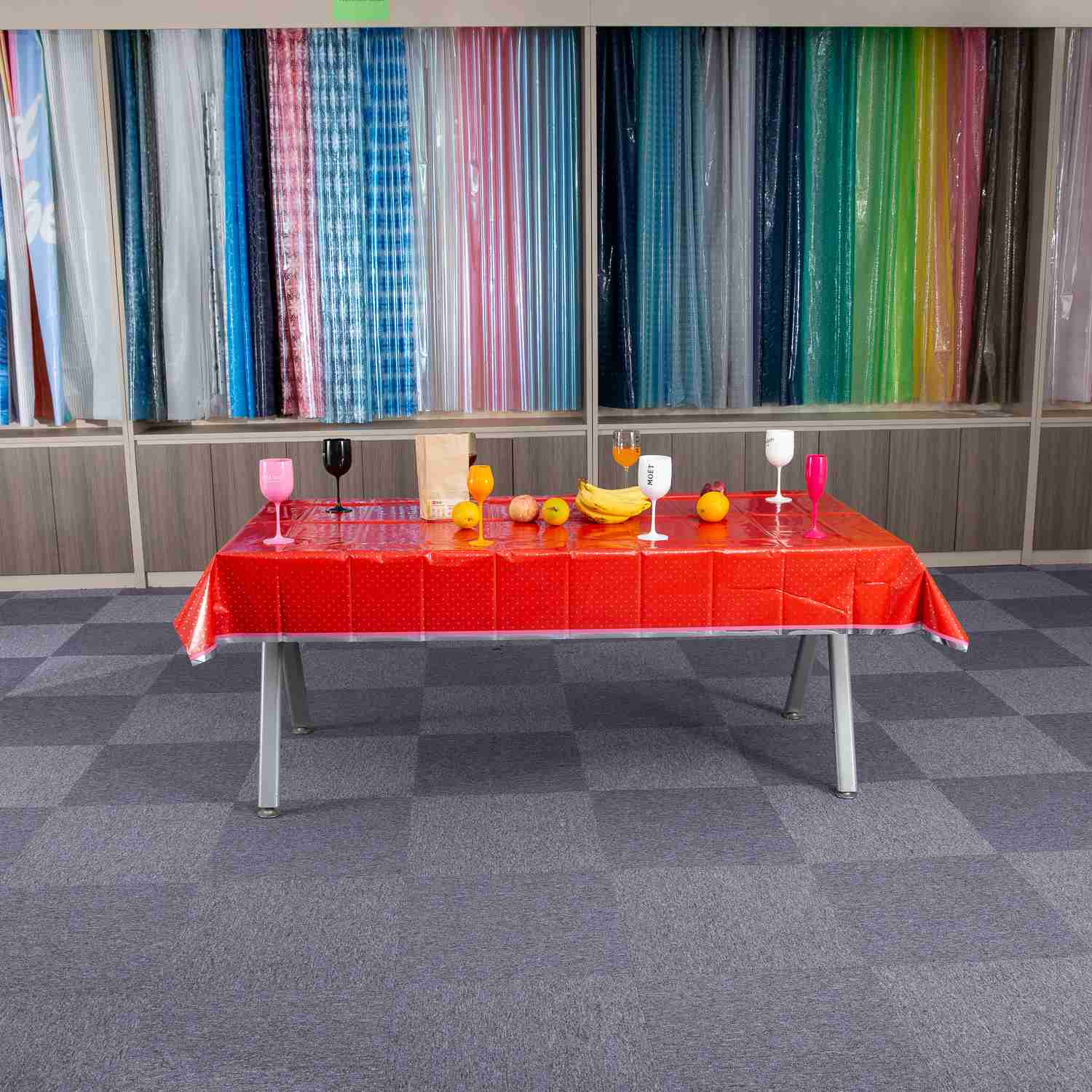 Pano de mesa com design impresso personalizado de alta qualidade