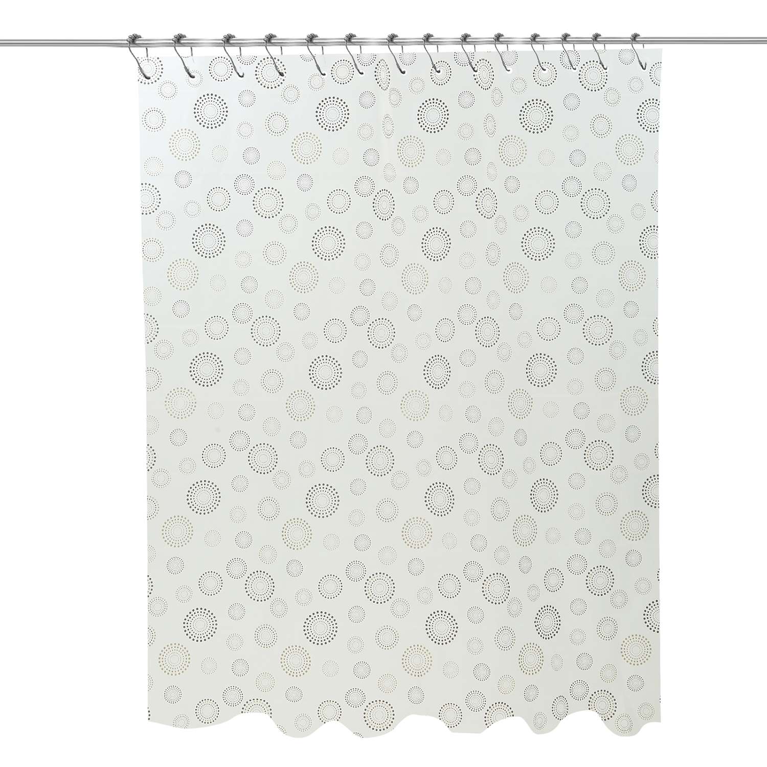 Cortina de chuveiro com design personalizado à prova d'água resistente a mofo