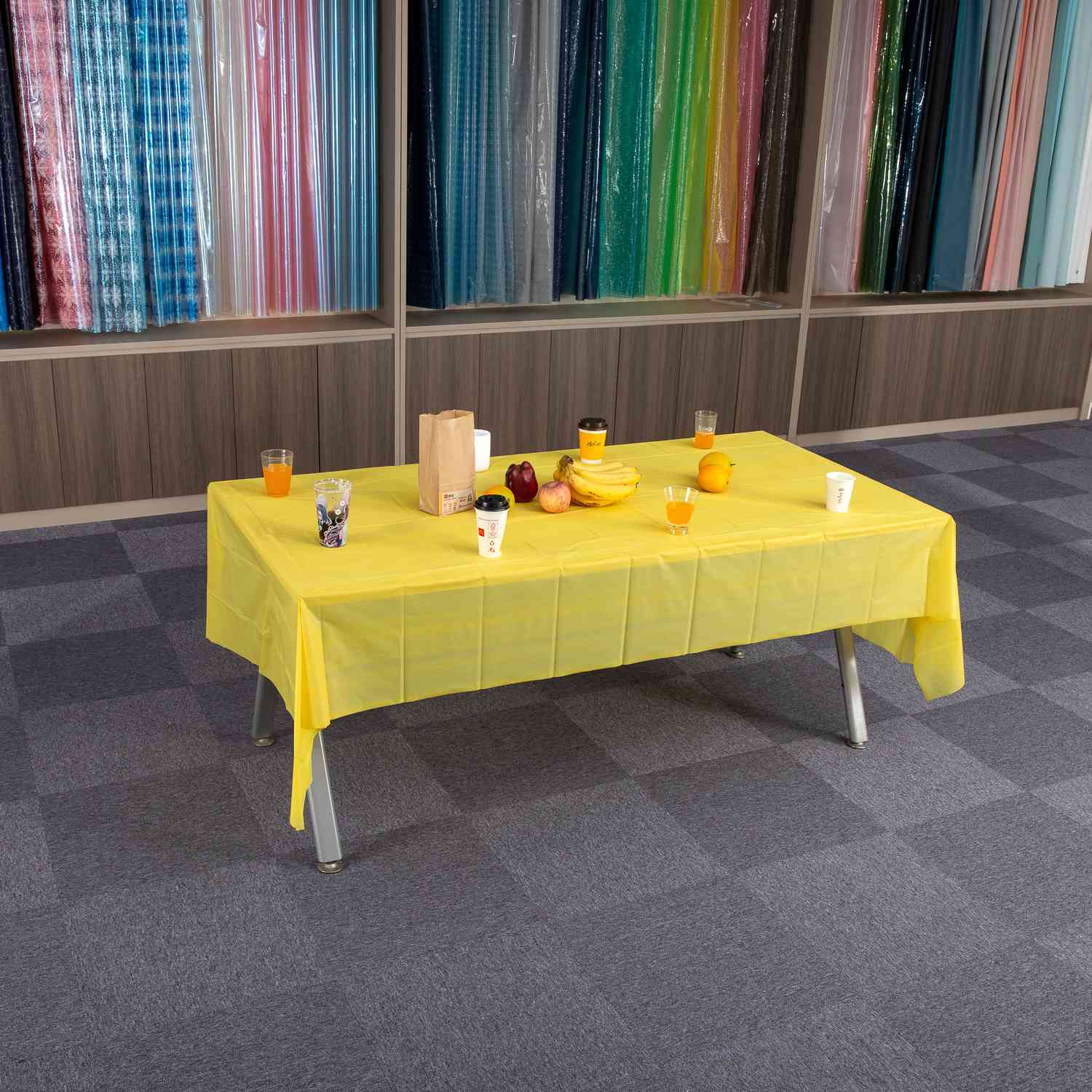 Nova toalha de mesa peva à prova d'água, toalha de mesa para festa de primavera e verão
