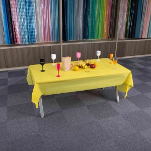 Toalha de mesa descartável para festas de banquetes