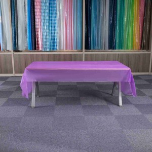 Tampa de mesa PEVA Toalha de mesa descartável à prova d'água à prova de óleo