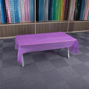 Tampa de mesa PEVA Toalha de mesa descartável à prova d'água à prova de óleo