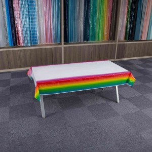 Capas de mesa impressas digitalmente personalizadas para festas, piquenique, acampamento