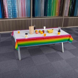 Capas de mesa impressas digitalmente personalizadas para festas, piquenique, acampamento