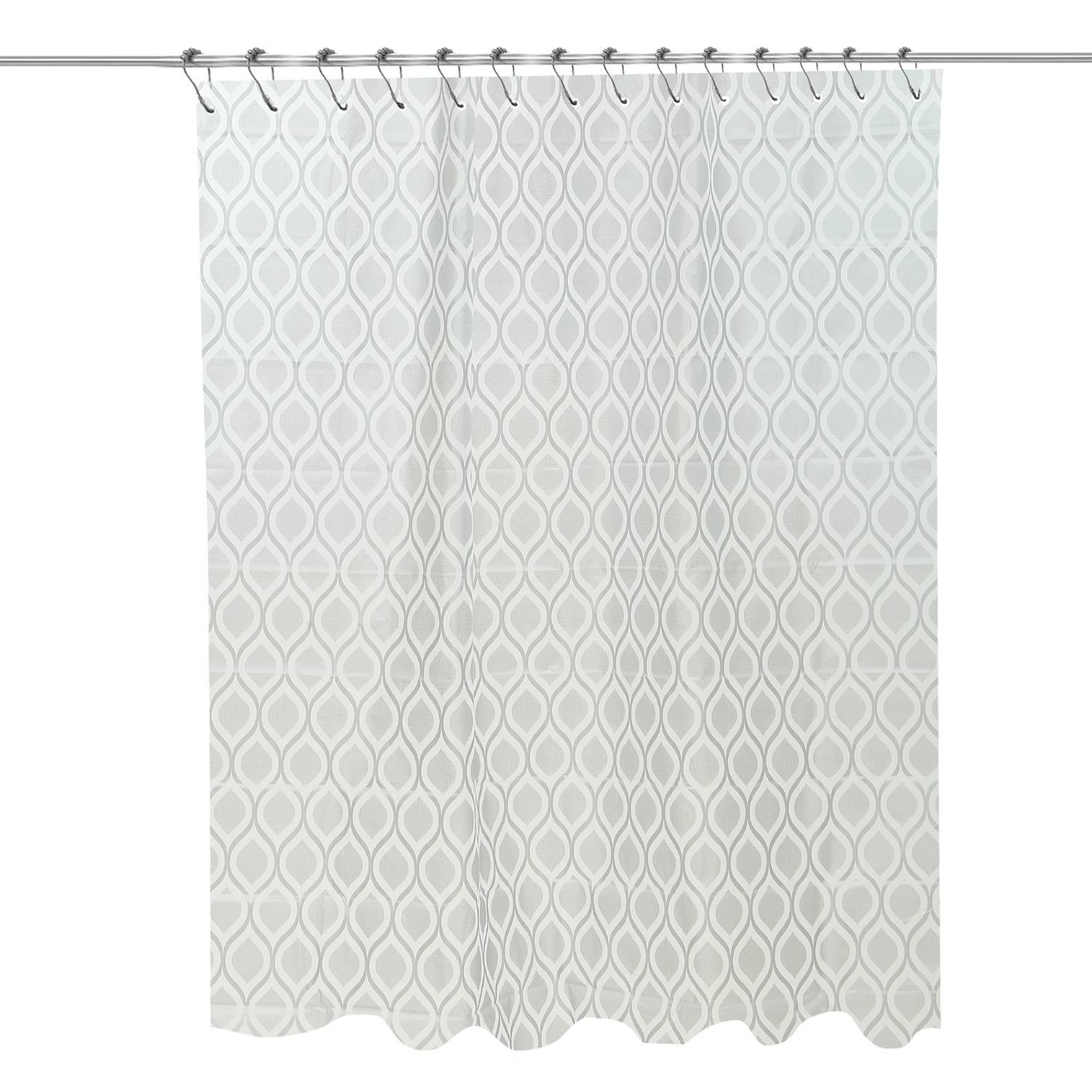 QiYOU Tenda Da Doccia In Poliestere 180x180 Cm - Idrorepellente, Antimuffa, Con 12 Ganci Inclusi, Multicolore