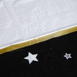 Toalha de mesa descartável para festa de acampamento de Natal de casamento à prova d'água